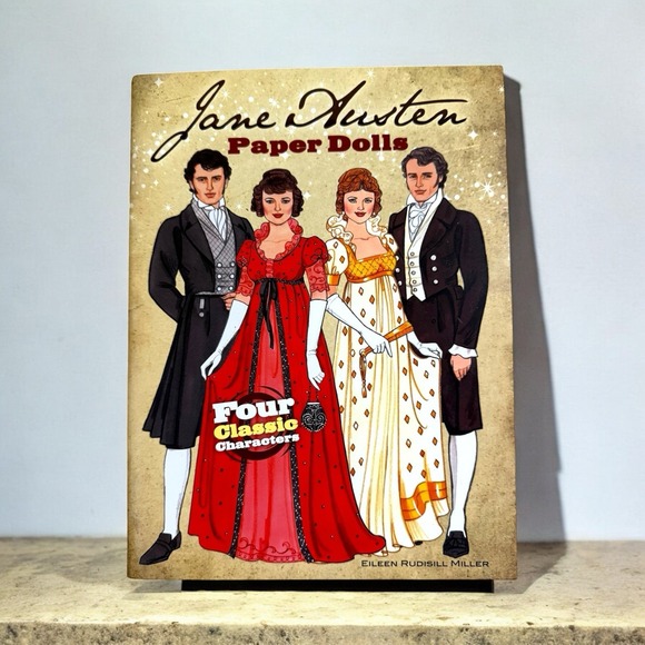 Jane Austen Paper Dolls: Four Classic Characters, Miller, Eileen Rudisill, - Picture 1 of 7